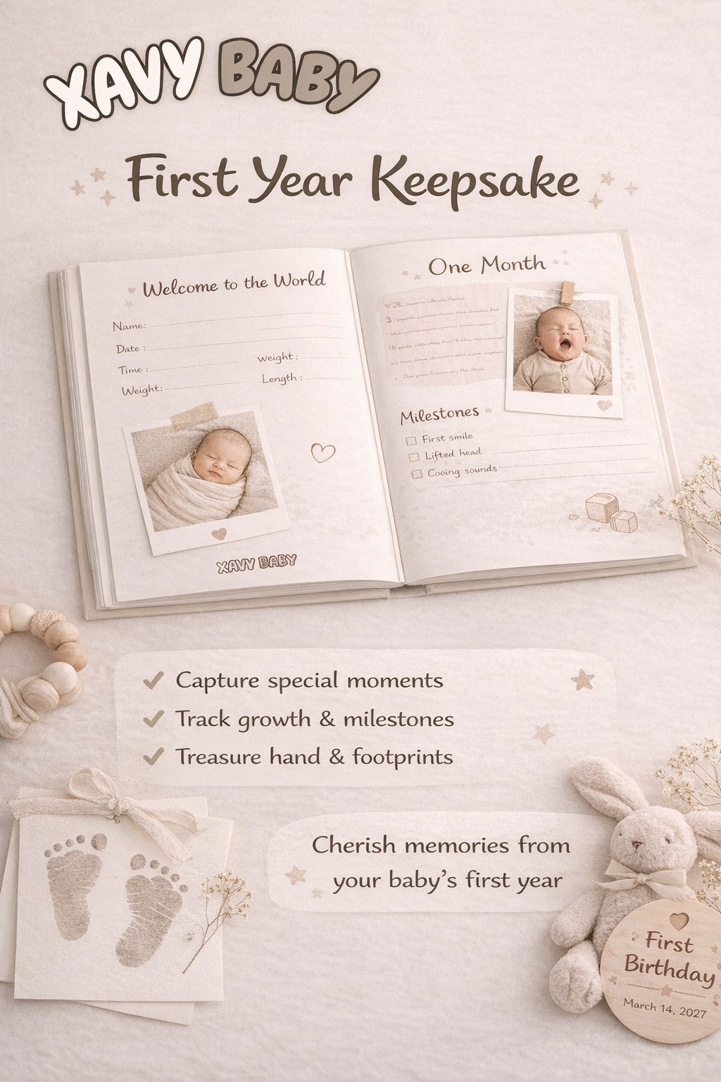 First Year Keepsake Book